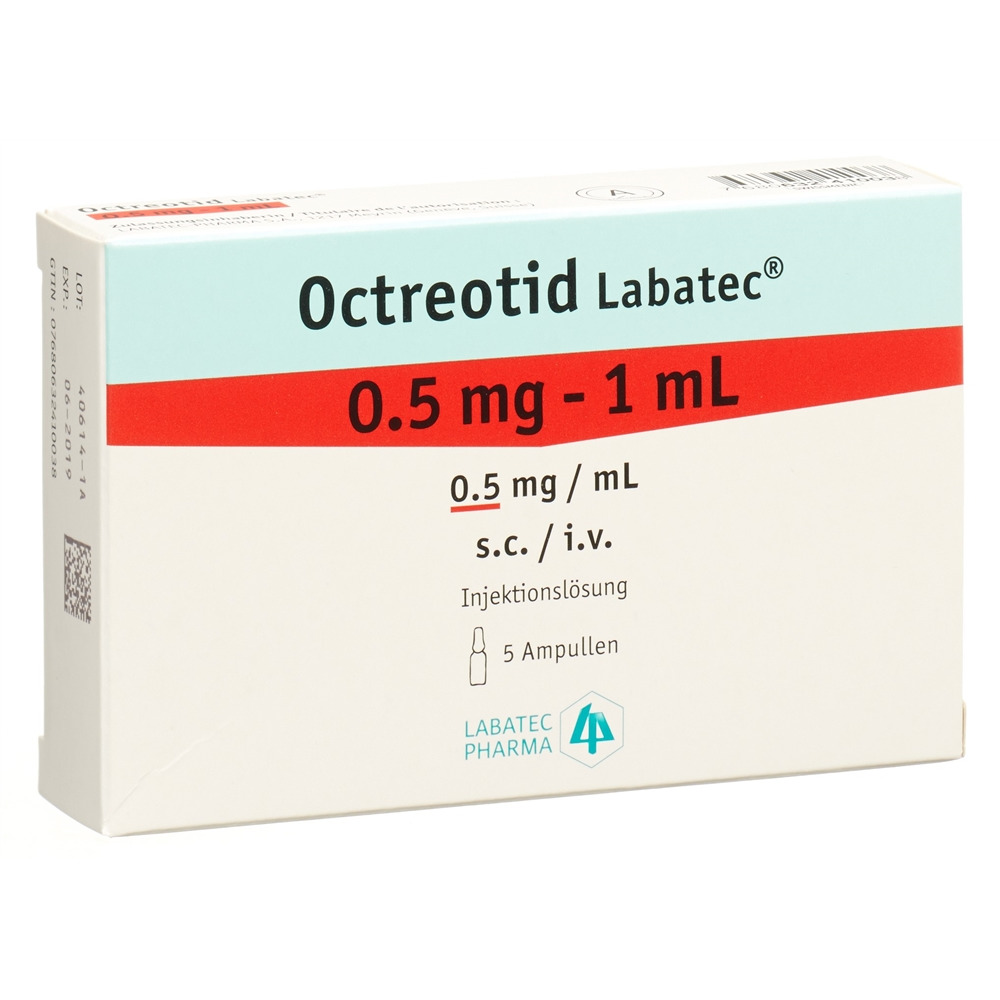OCTREOTIDE Labatec 0.5 mg/ml, image principale