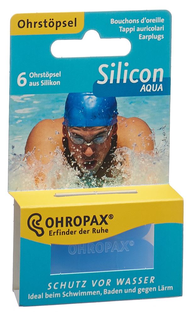 OHROPAX Silicon Aqua Ohrstöpsel, Hauptbild