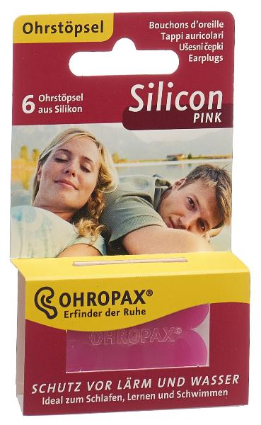 OHROPAX Silicon Pink sourdines, image principale