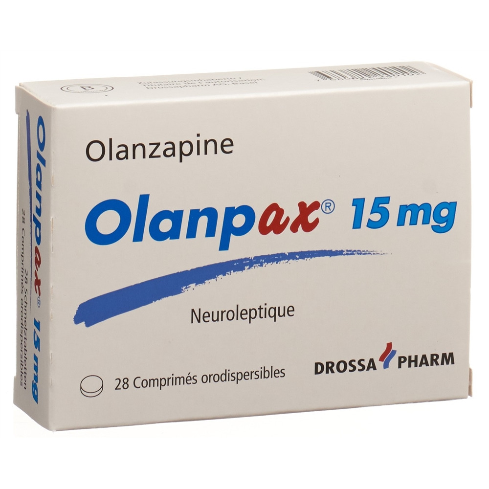 Olanpax cpr orodisp 15 mg blist 28 pce, image 2 sur 2