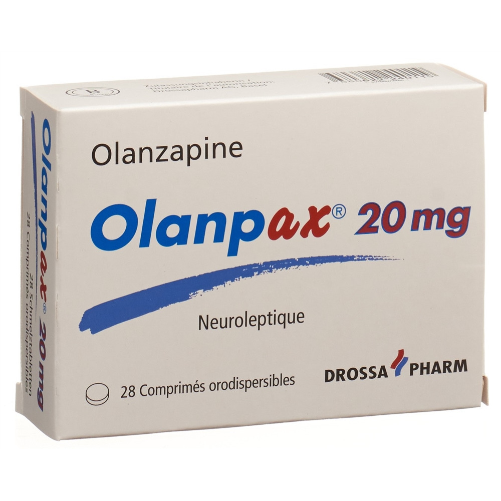 Olanpax Schmelztabl 20 mg Blist 28 Stk, Bild 2 von 2