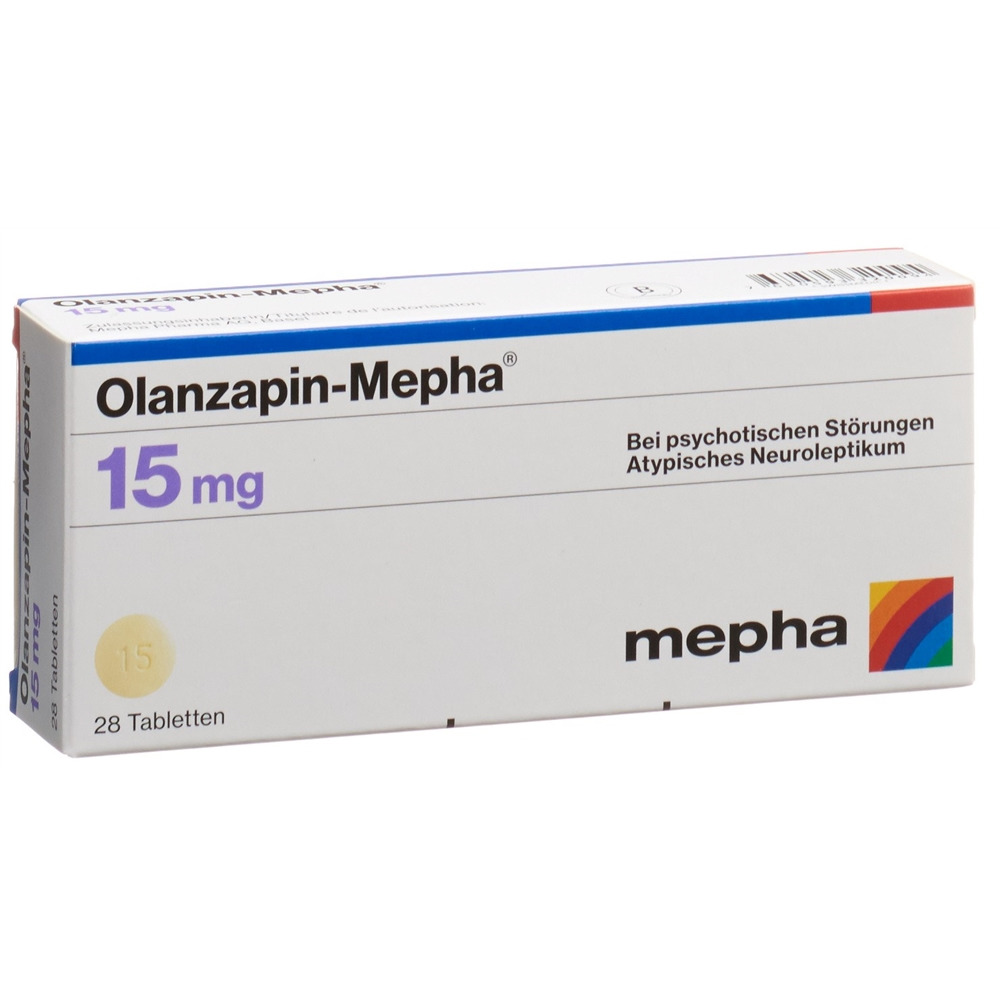 OLANZAPINE Mepha 15 mg, image principale