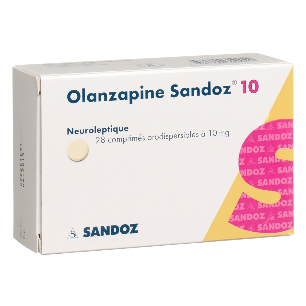 OLANZAPINE Sandoz 10 mg, image 2 sur 2