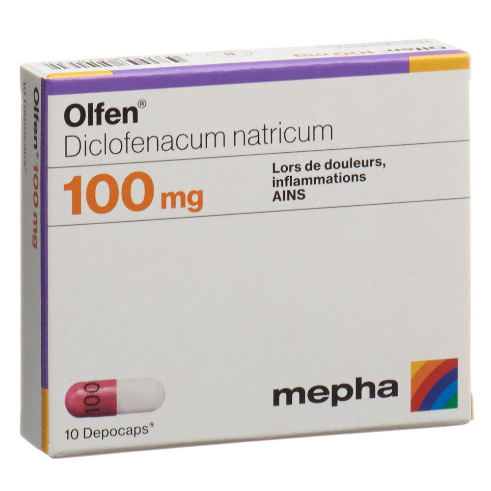 OLFEN depocaps 100 mg blist 10 pce, image 2 sur 2