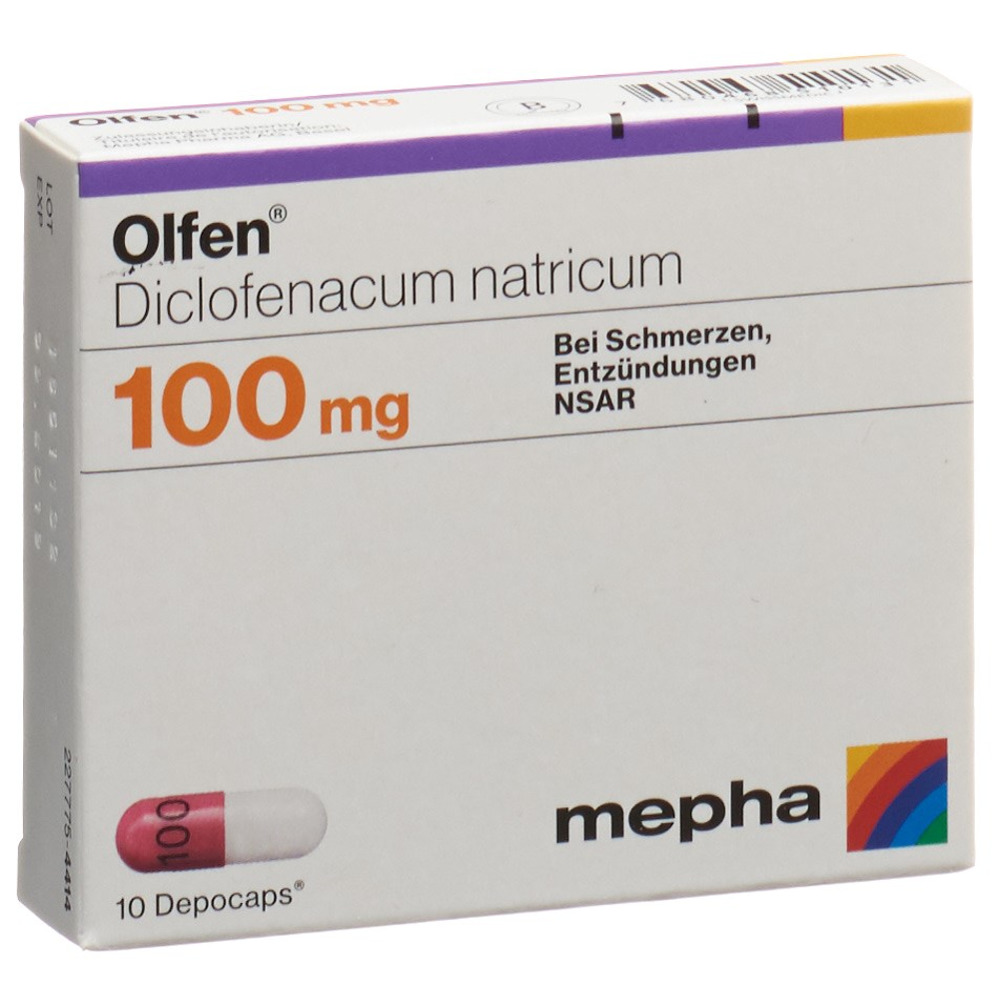 OLFEN depocaps 100 mg blist 10 pce, image principale