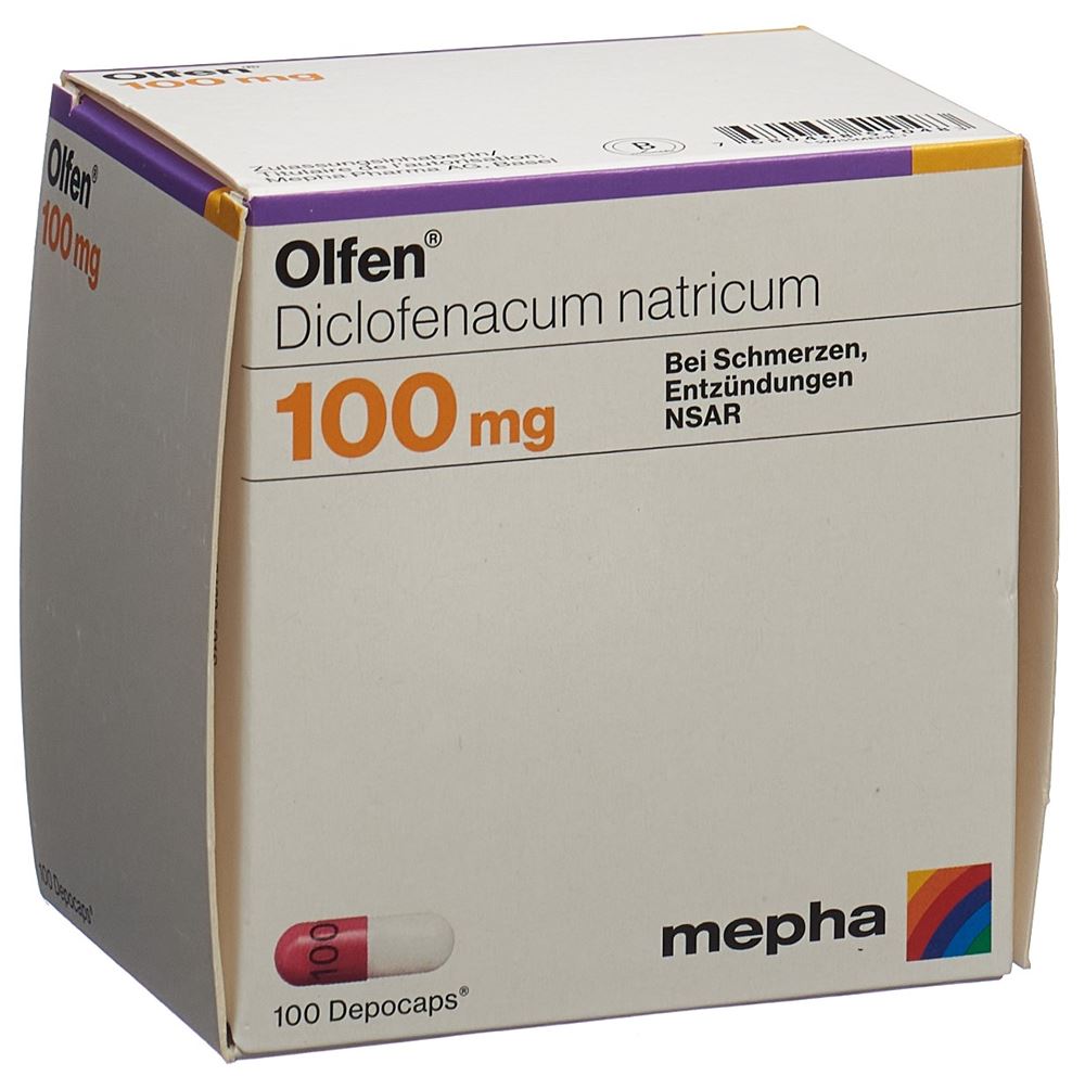 OLFEN depocaps 100 mg blist 100 pce, image principale