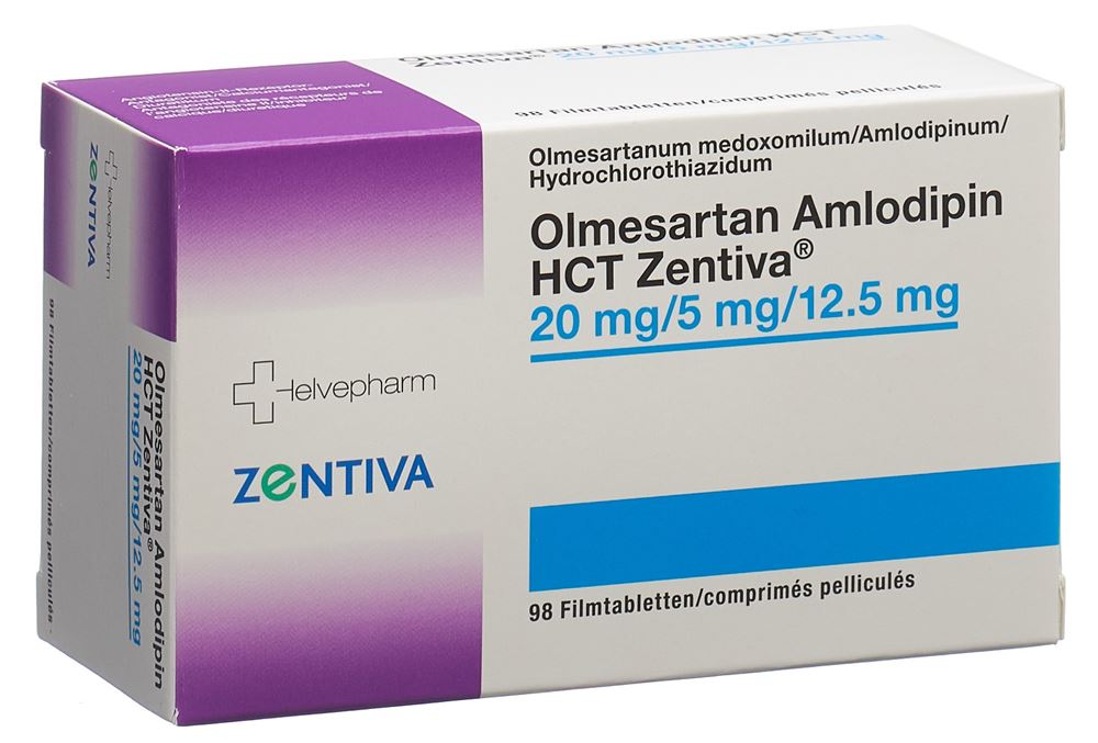 OLMESARTAN AMLODIPINE HCT Zentiva, image principale