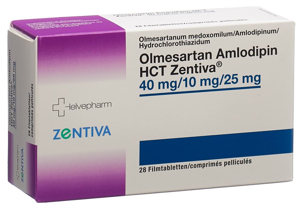 OLMESARTAN AMLODIPINE HCT Zentiva, image principale