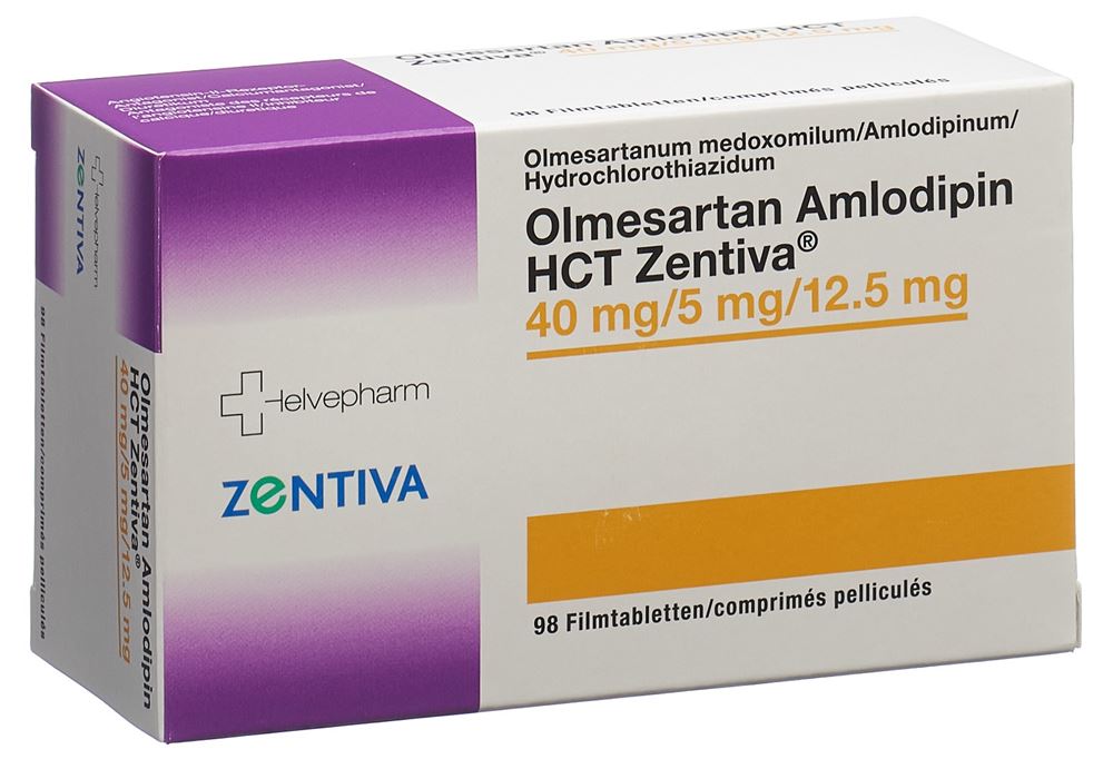 OLMESARTAN AMLODIPINE HCT Zentiva, image principale