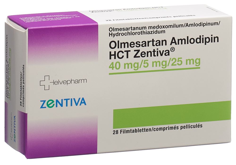 OLMESARTAN AMLODIPINE HCT Zentiva, image principale