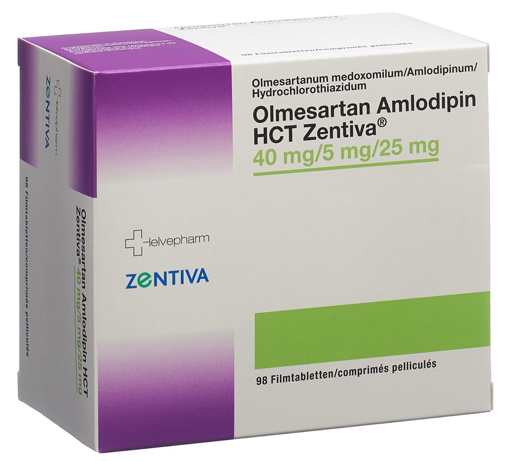 OLMESARTAN AMLODIPINE HCT Zentiva, image principale