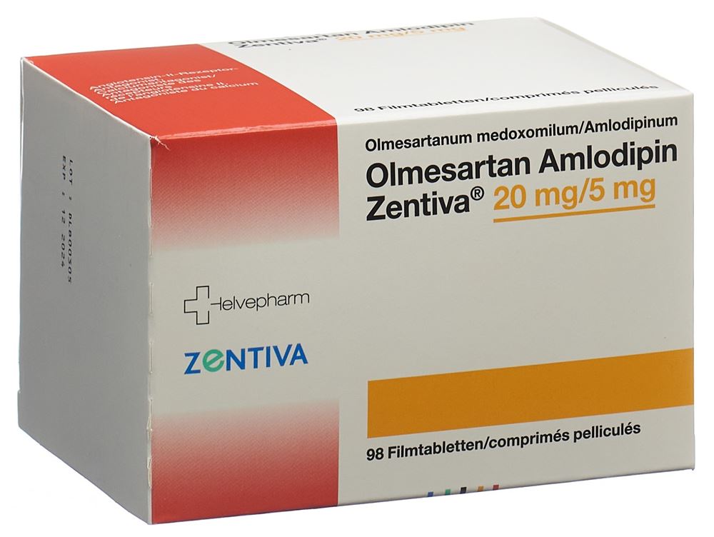 OLMESARTAN AMLODIPINE Zentiva, image principale