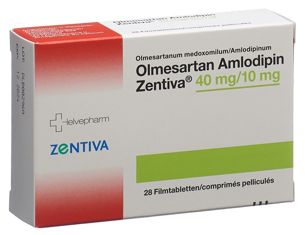 OLMESARTAN AMLODIPINE Zentiva, image principale OLMESARTAN AMLODIPINE Zentiva, image principale