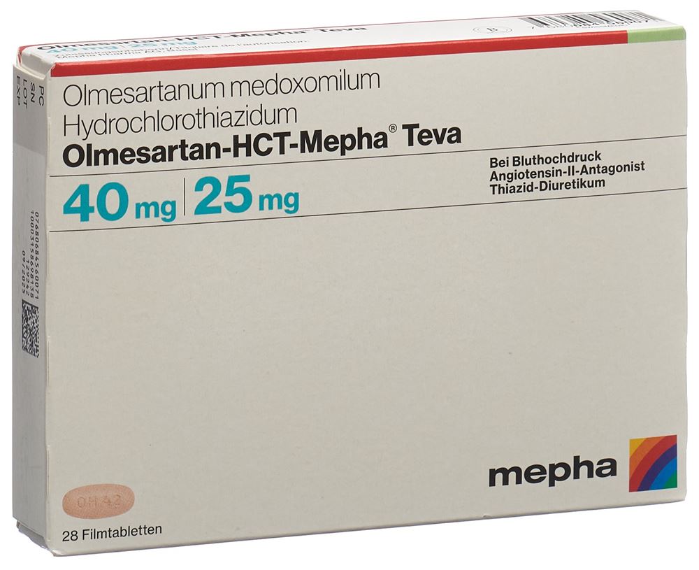 OLMESARTAN HCT Mepha Teva, Hauptbild