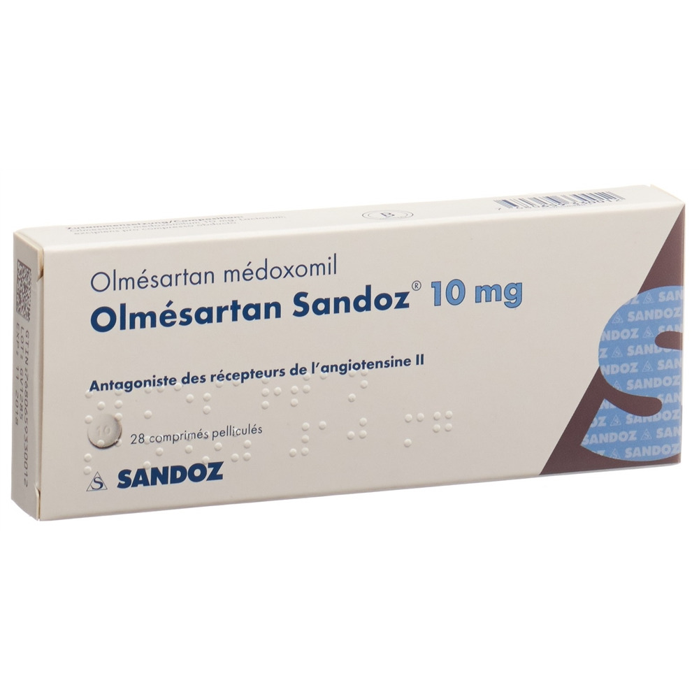 OLMESARTAN Sandoz 10 mg, image 2 sur 2