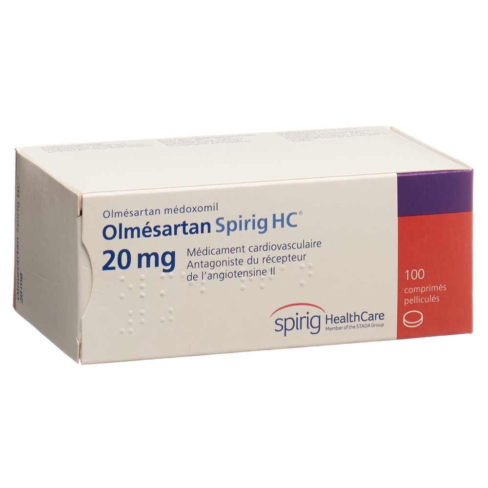 OLMESARTAN Spirig HC 20 mg, image 2 sur 2