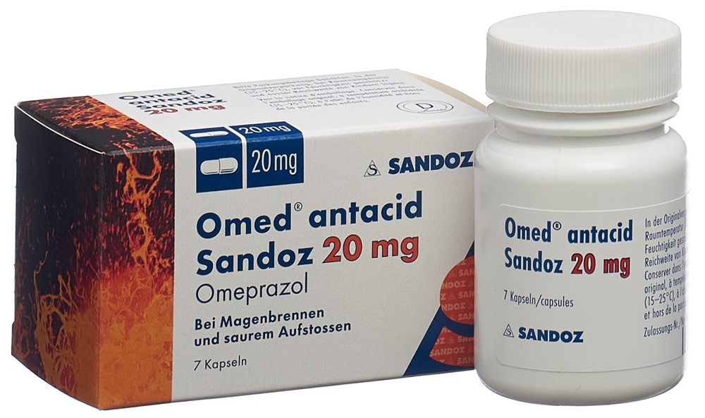 OMED antacid Sandoz 20 mg, image 2 sur 4