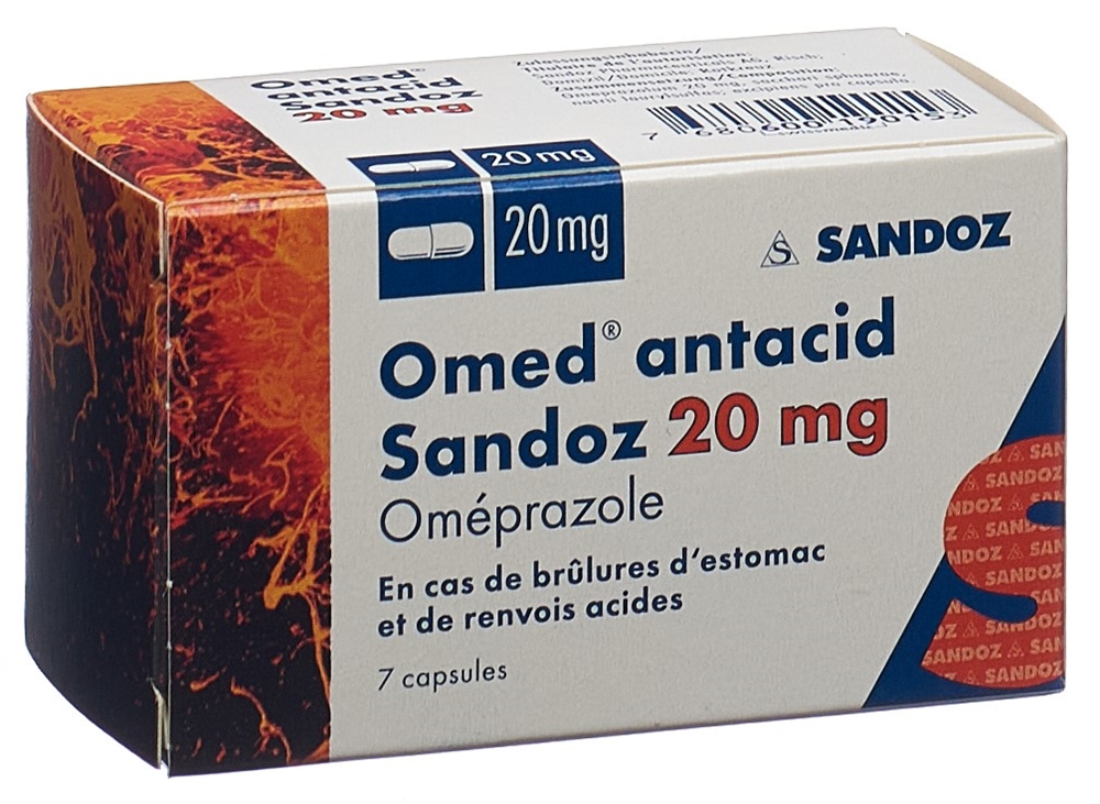 OMED antacid Sandoz 20 mg, image 4 sur 4