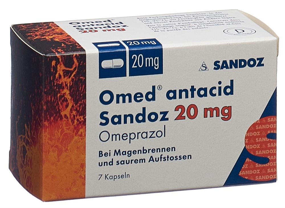 OMED antacid Sandoz 20 mg, image principale