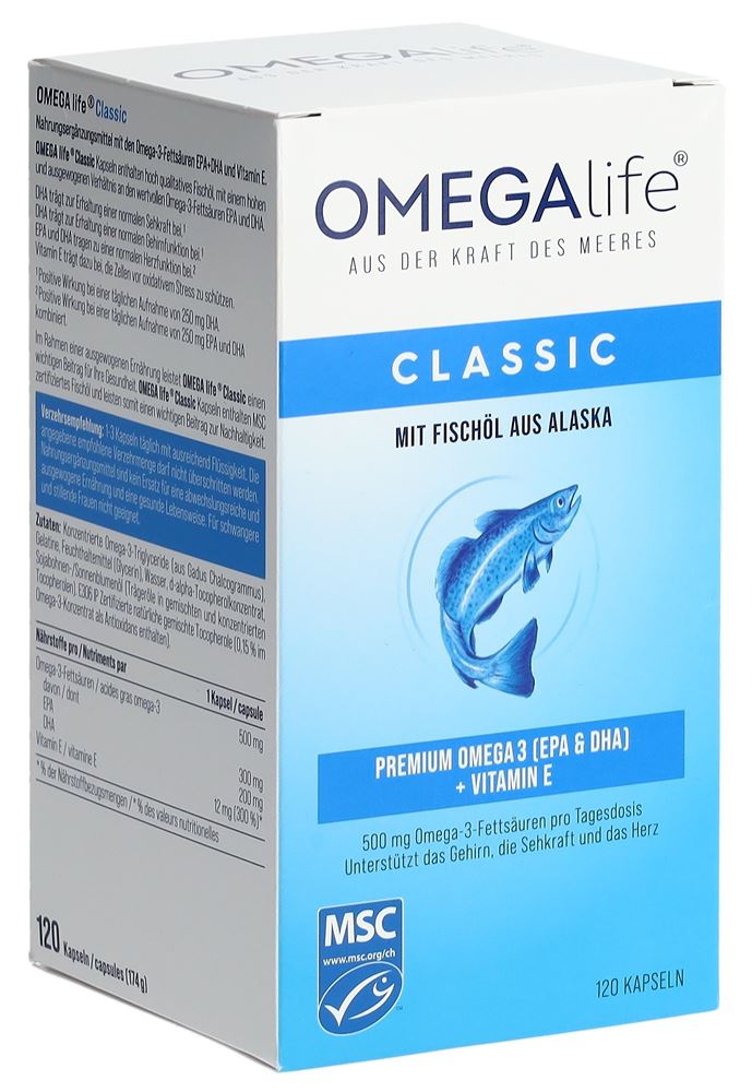 OMEGA-LIFE Classic 500 mg, image principale