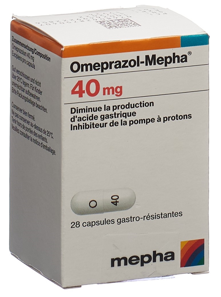 OMEPRAZOLE Mepha 40 mg, Bild 2 von 2