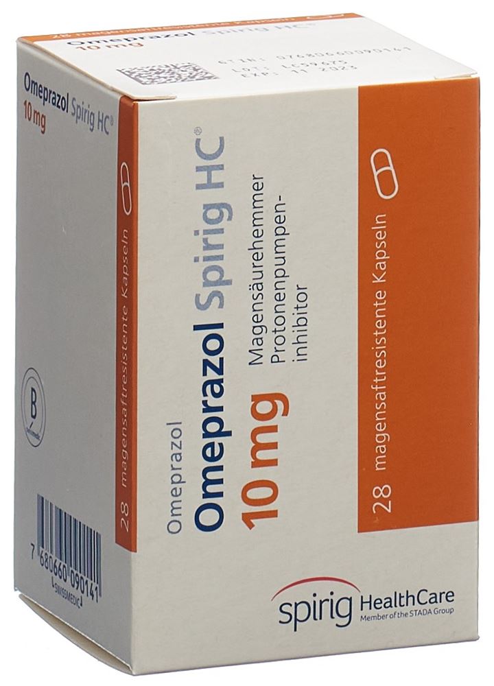 OMEPRAZOLE Spirig HC 10 mg, Hauptbild