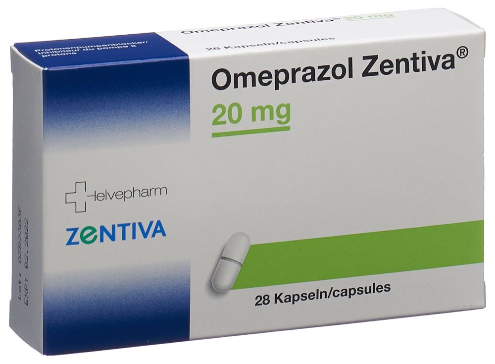 OMEPRAZOLE Zentiva 20 mg, image principale