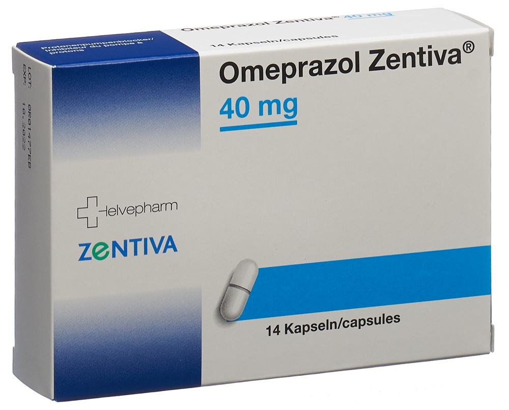 OMEPRAZOLE Zentiva 40 mg, image principale