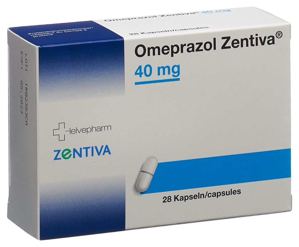 OMEPRAZOLE Zentiva 40 mg, image principale