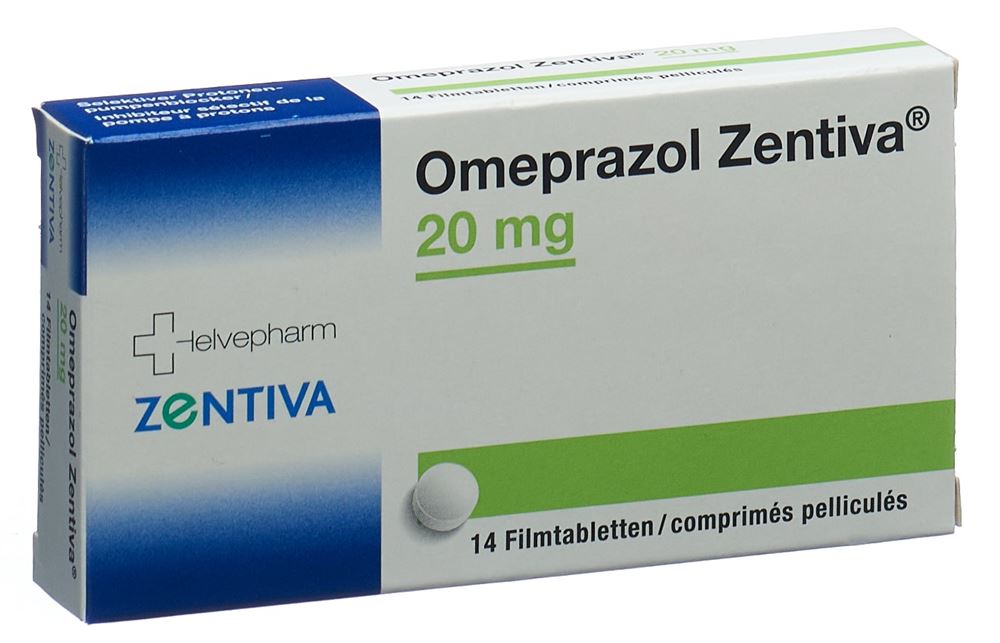 OMEPRAZOLE Zentiva 20 mg, Hauptbild