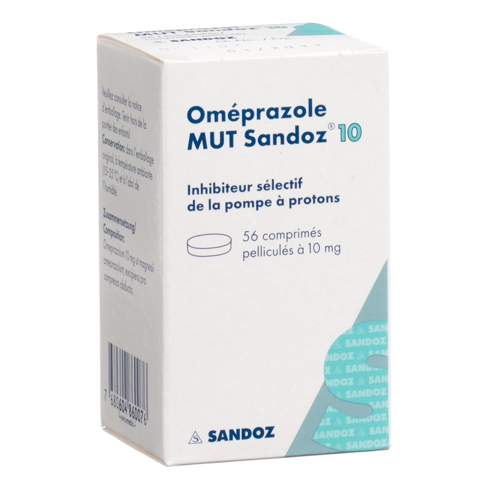 OMEPRAZOLE MUT Sandoz 10 mg, image 2 sur 2