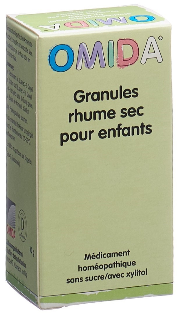 Omida granules rhume sec pour enfants, image 4 sur 4