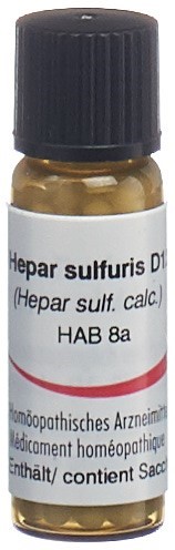 Omida Hepar sulfuris 12 D, Hauptbild