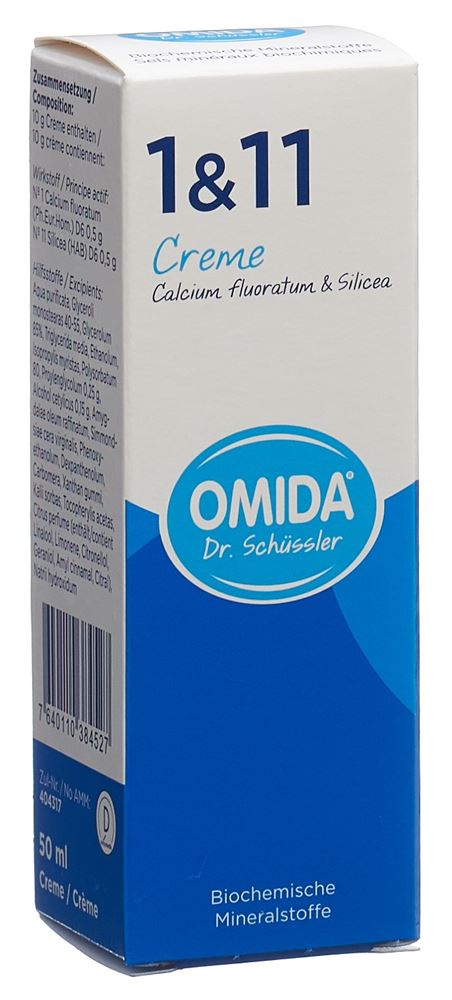 Omida Nr1&11 Calcium fluoratum & Silicea, Hauptbild