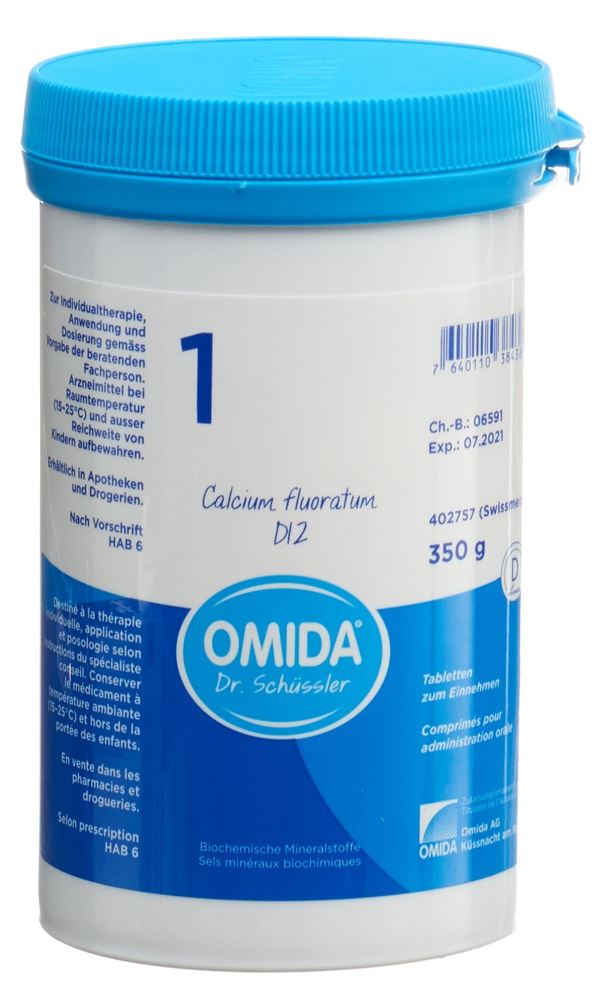 Omida Nr1 Calcium fluoratum 12 D, Hauptbild