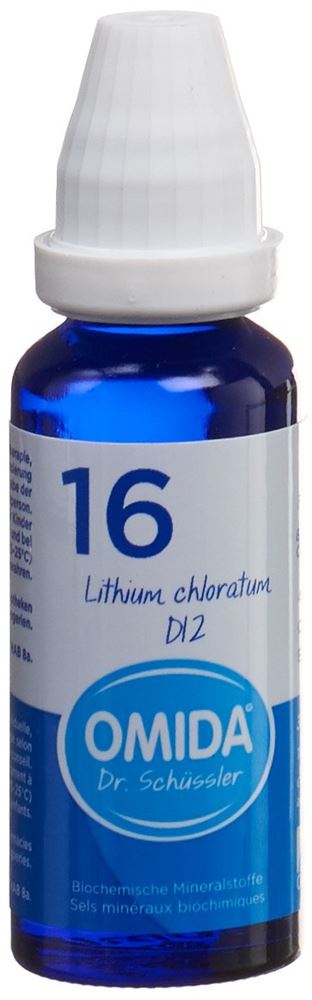 Omida Nr16 Lithium chloratum 12 D, Hauptbild