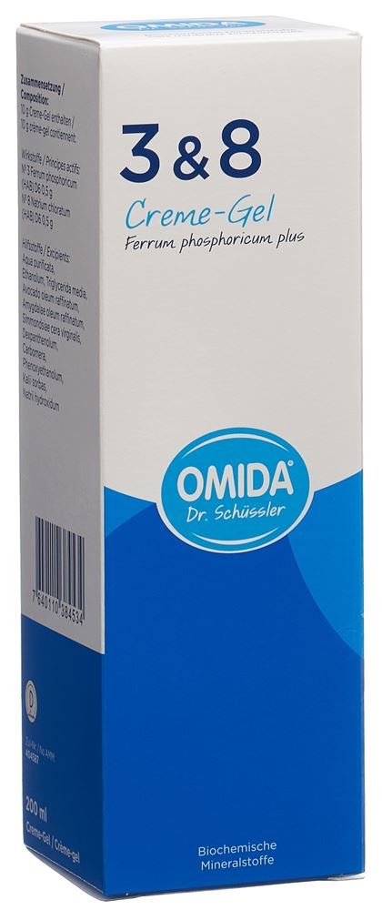 Omida Nr3&8 Ferrum phosphoricum plus Creme-Gel, Hauptbild