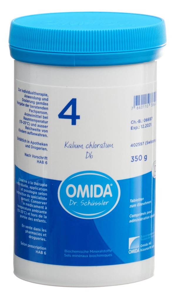 Omida Nr4 Kalium chloratum 6 D