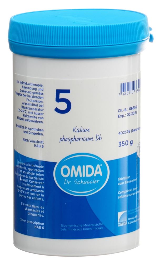 Omida Nr5 Kalium phosphoricum 6 D