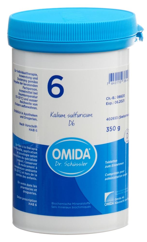 Omida Nr6 Kalium sulfuricum 6 D