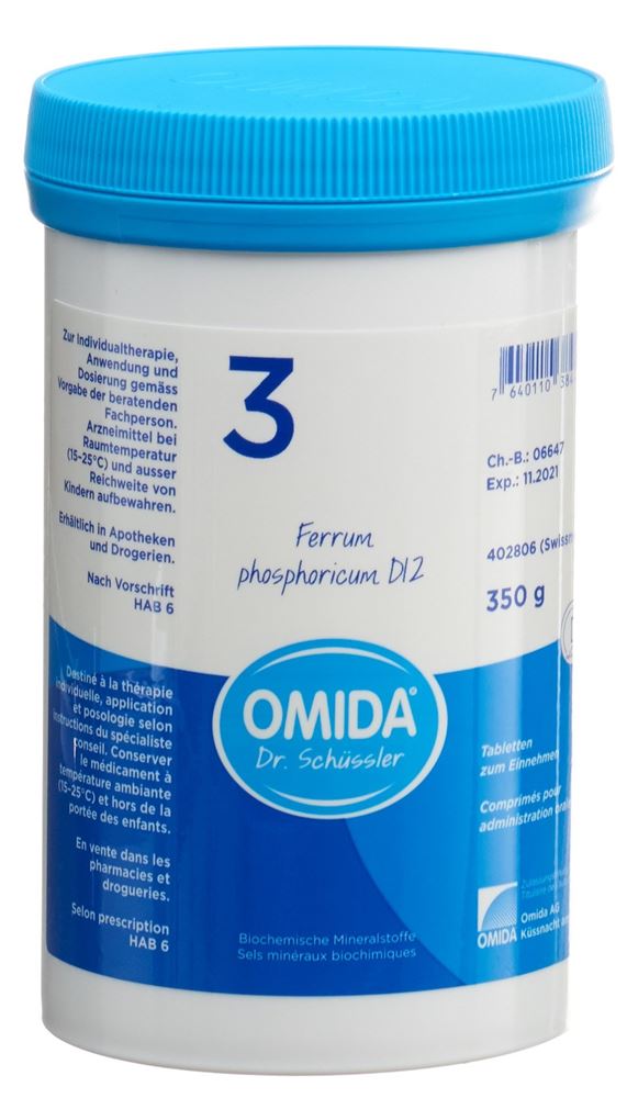 Omida no3 ferrum phosphoricum 12 D, image principale