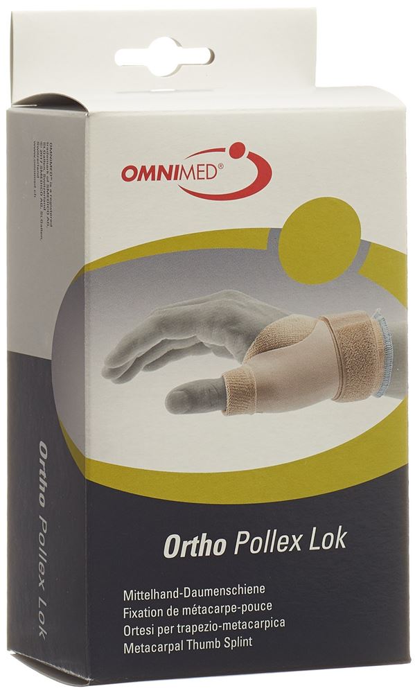 Omnimed Ortho Pollex Lok attelle métacarpienne de pouce