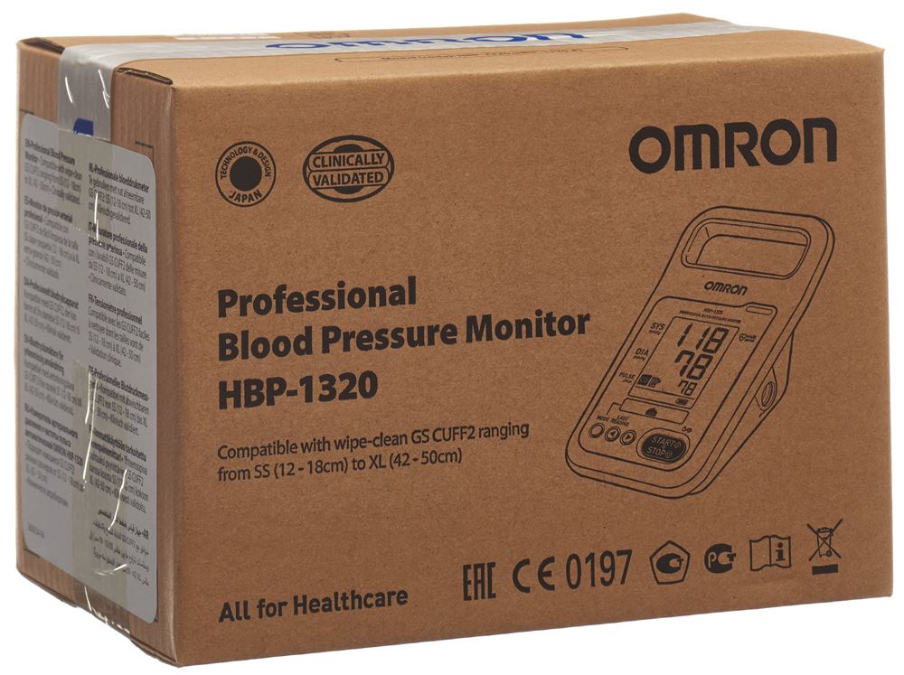 OMRON Blutdruckmessgerät Oberarm HBP-1320