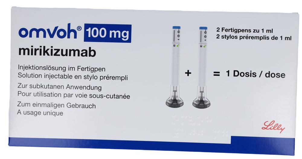 OMVOH Inj Lös 100 mg/ml Fertigpen Fertpen 1 ml, Hauptbild