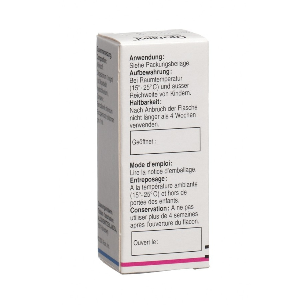 OPATANOL gtt opht fl 5 ml, image 2 sur 2