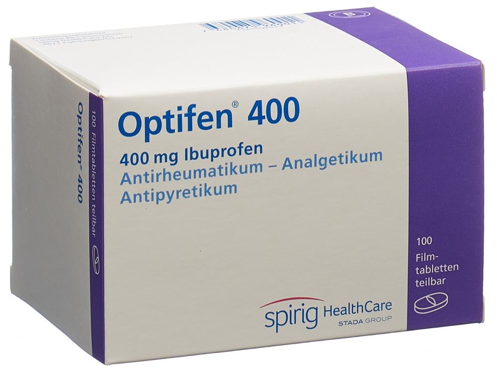 OPTIFEN cpr pell 400 mg blist 100 pce, image principale