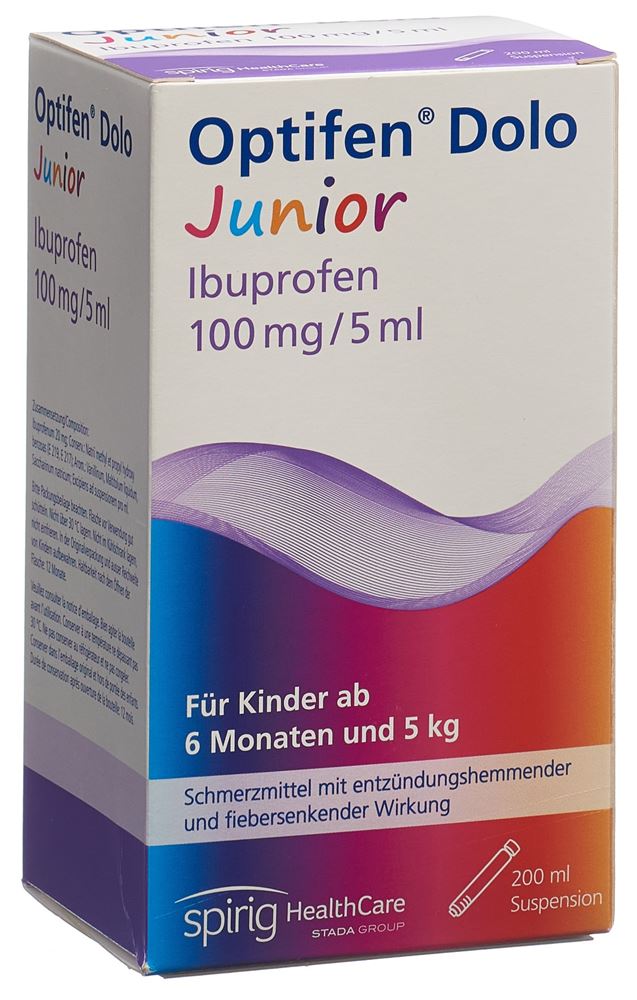 OPTIFEN Dolo Junior 100 mg/5ml