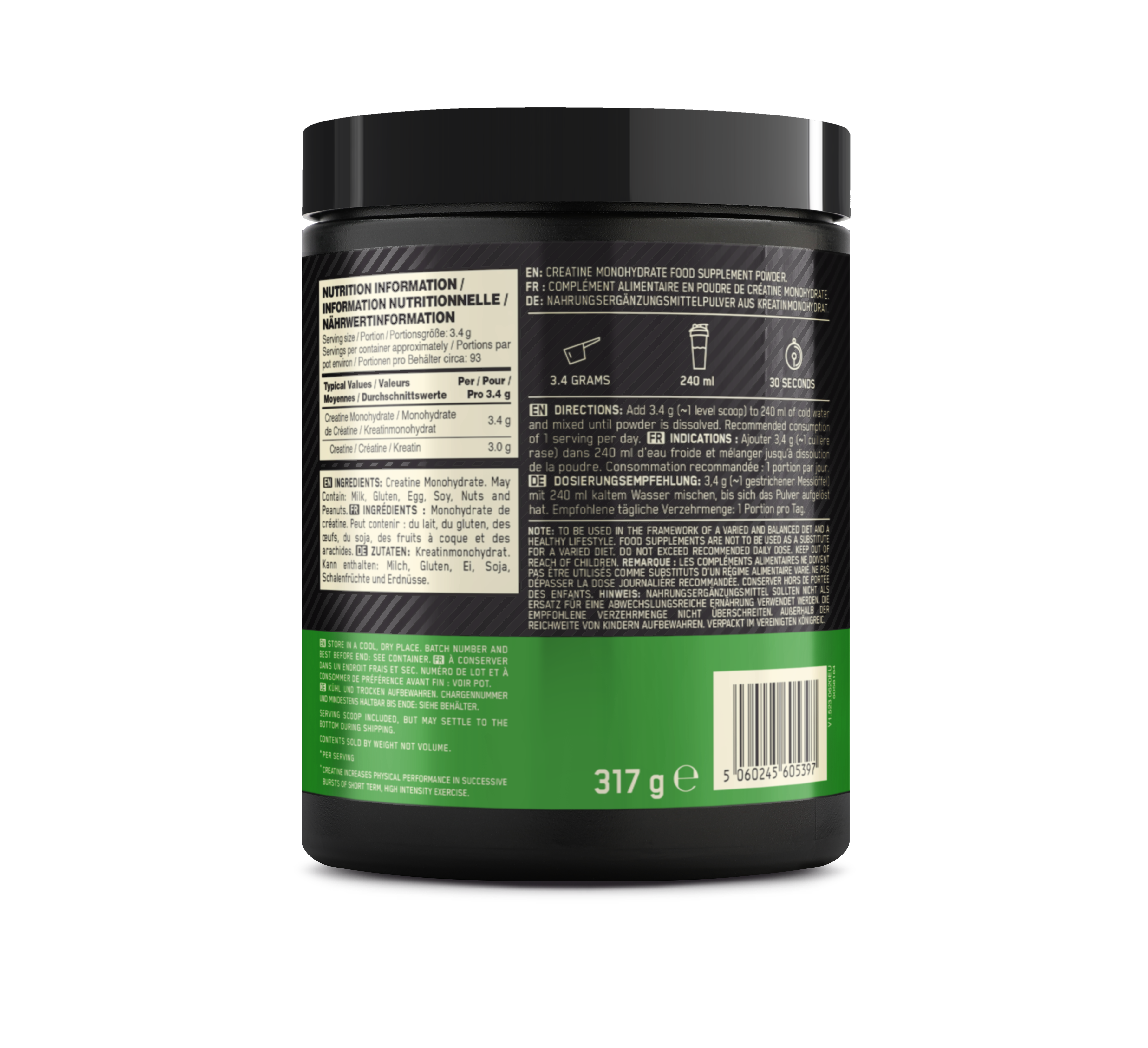 OPTIMUM Creatine Powder, image 3 sur 4