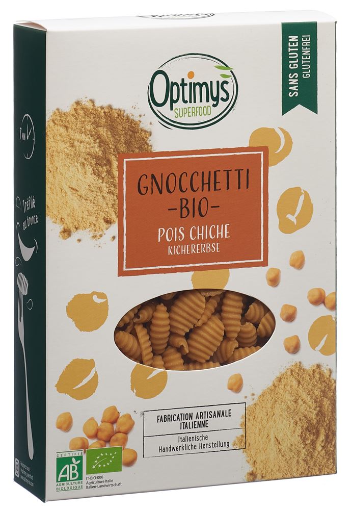 OPTIMYS Gnocchetti de Pois Chiche, image principale