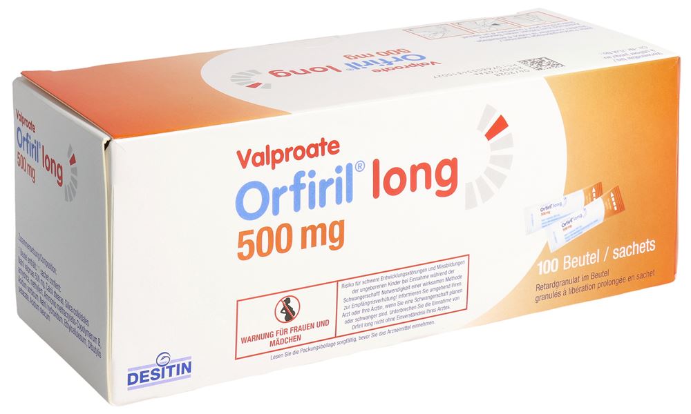ORFIRIL long Minipacks mit Retard-Minitabletten Depotgran 500 mg Btl 100  Stk | Sun Store Apotheke